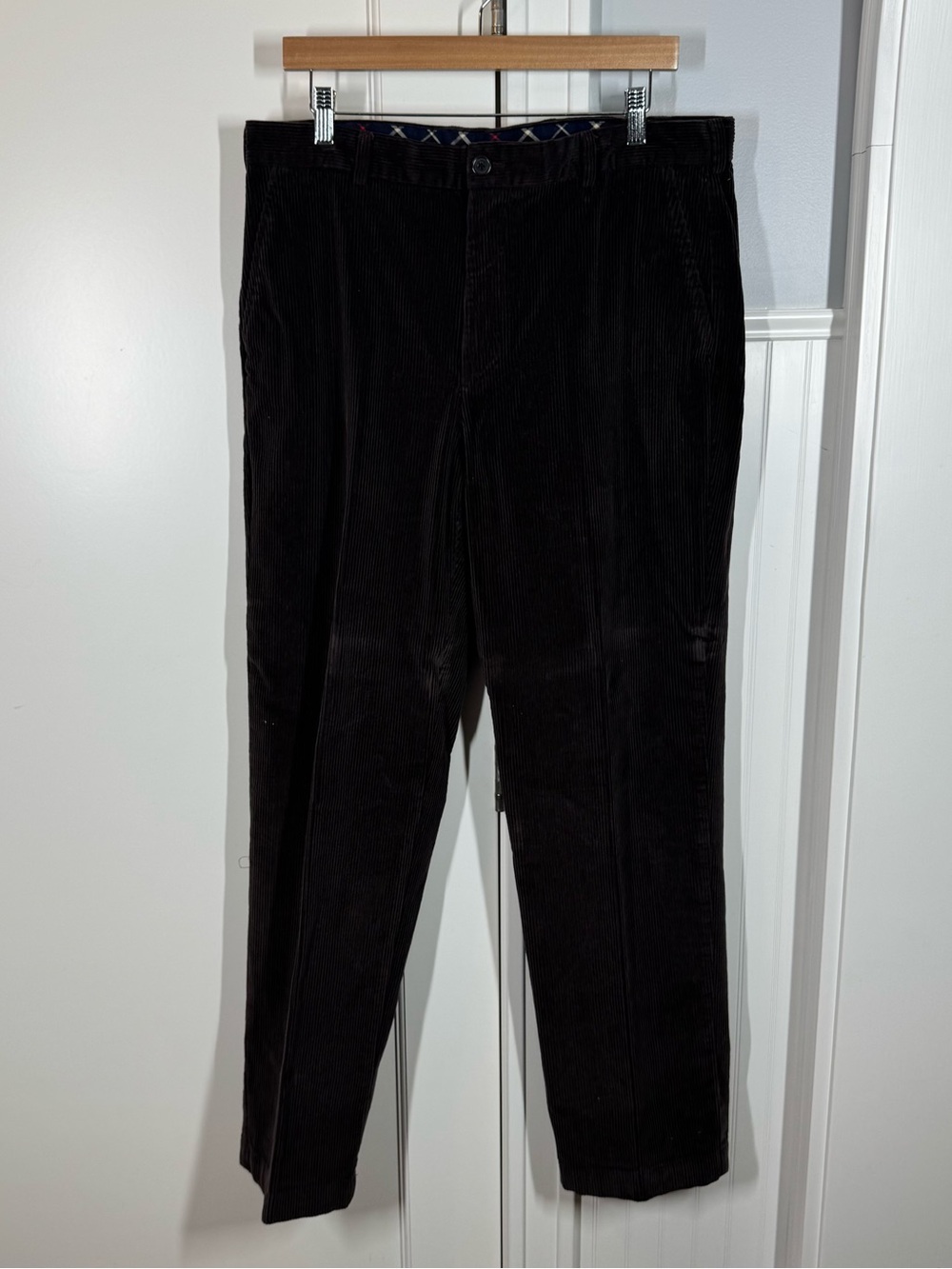 Brooks Brothers "346" Corduroy Clark Pants 100% cotton 36 x‎ 32 office wedding